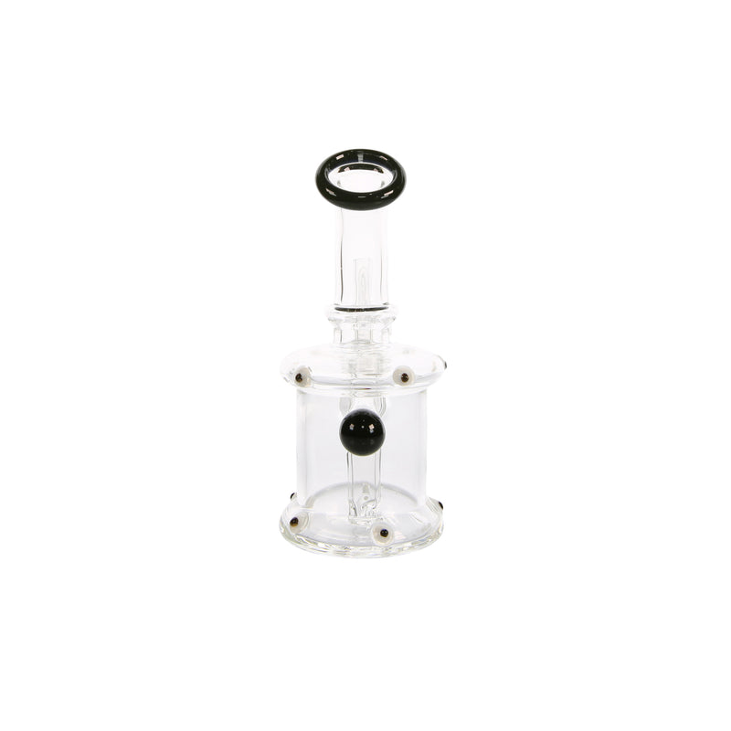 bongtopia Mini Dimpled Squat Can Dab Rig angle view