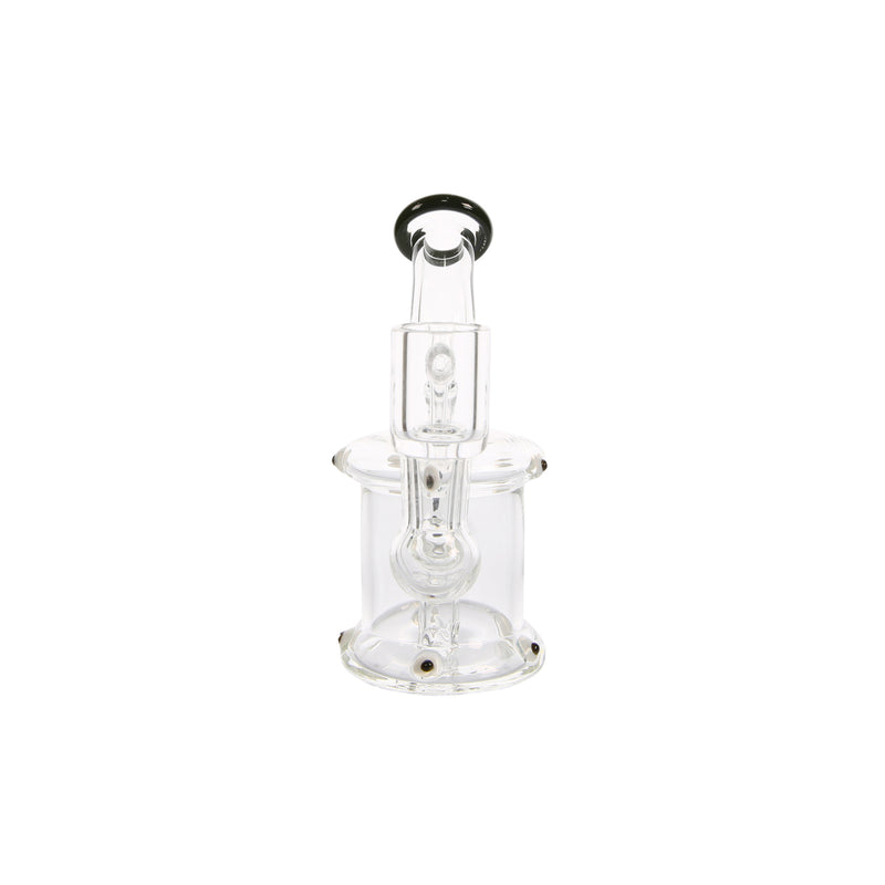 bongtopia Mini Dimpled Squat Can Dab Rig angle view
