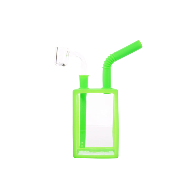 Silicone Juicebox Dab Rig green