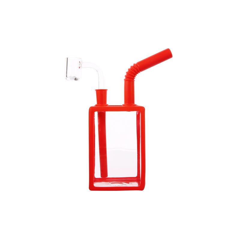 Silicone Juicebox Dab Rig red