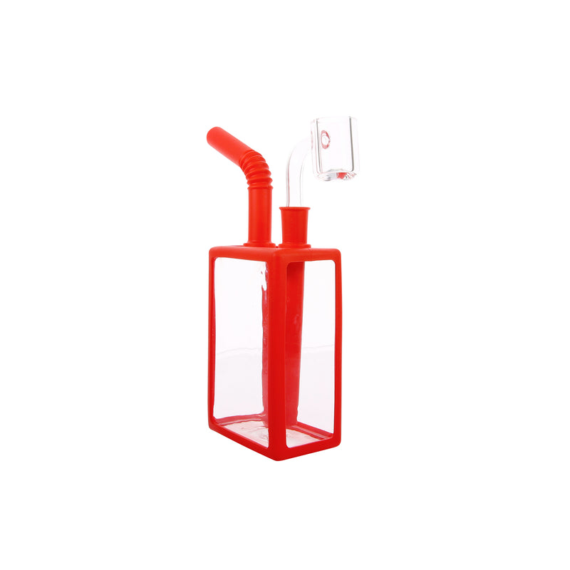 Silicone Juicebox Dab Rig red
