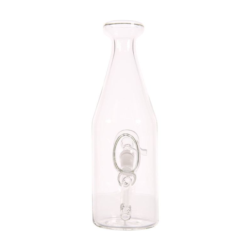 Clear Milk Bottle perspective view