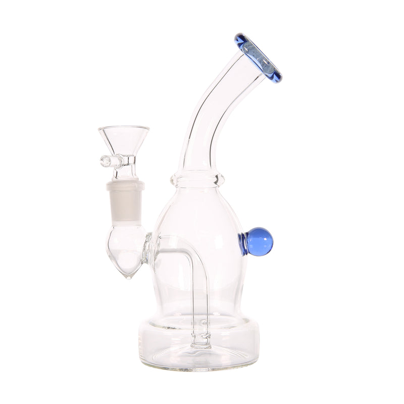 Bongtopia Mini Flat Bottom Egg Can blue angle view