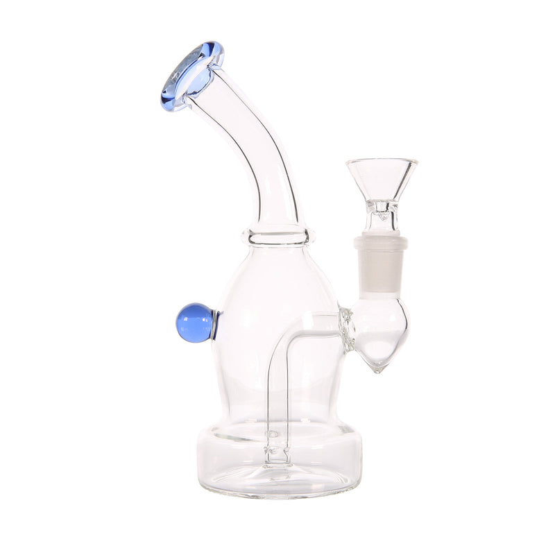 Bongtopia Mini Flat Bottom Egg Can blue angle view