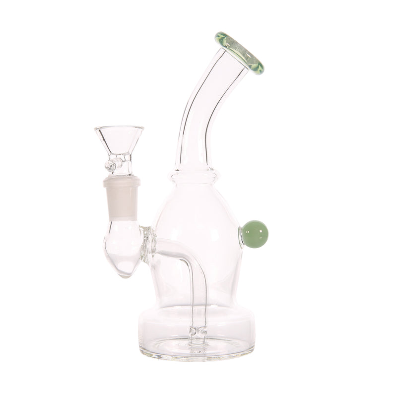 Bongtopia Mini Flat Bottom Egg Can green angle view