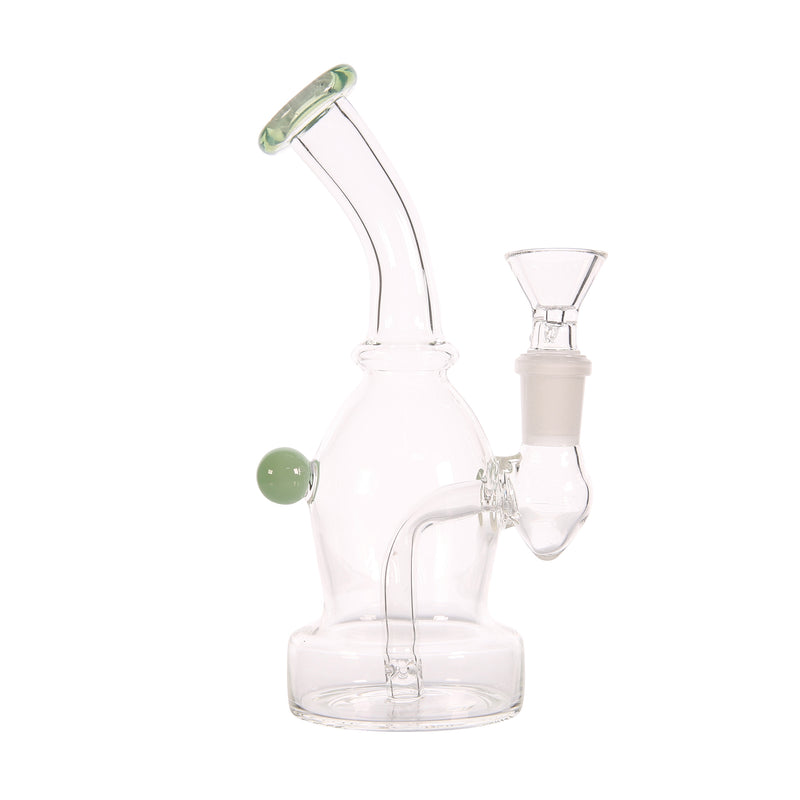 Bongtopia Mini Flat Bottom Egg Can green angle view