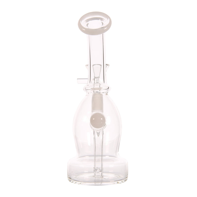 Bongtopia Mini Flat Bottom Egg Can white angle view